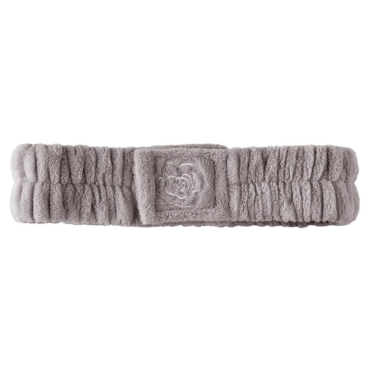 Gray Spa Headband | Soft Hair Band for Facial Care Routine