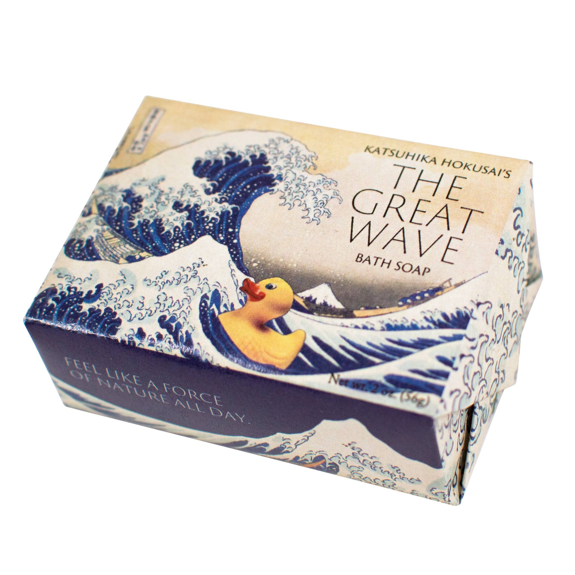 Great Wave Bath Soap in Cucumber Olive Oil Scent | Body Bar Cleanser | 2 oz.