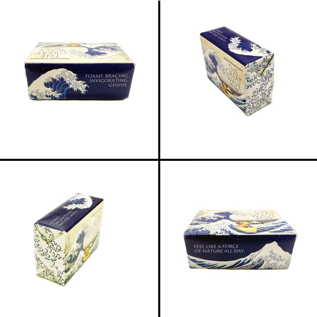 Great Wave Mini Bath Soap in Cucumber Olive Oil Scent | Body Bar Cleanser | 2 oz.