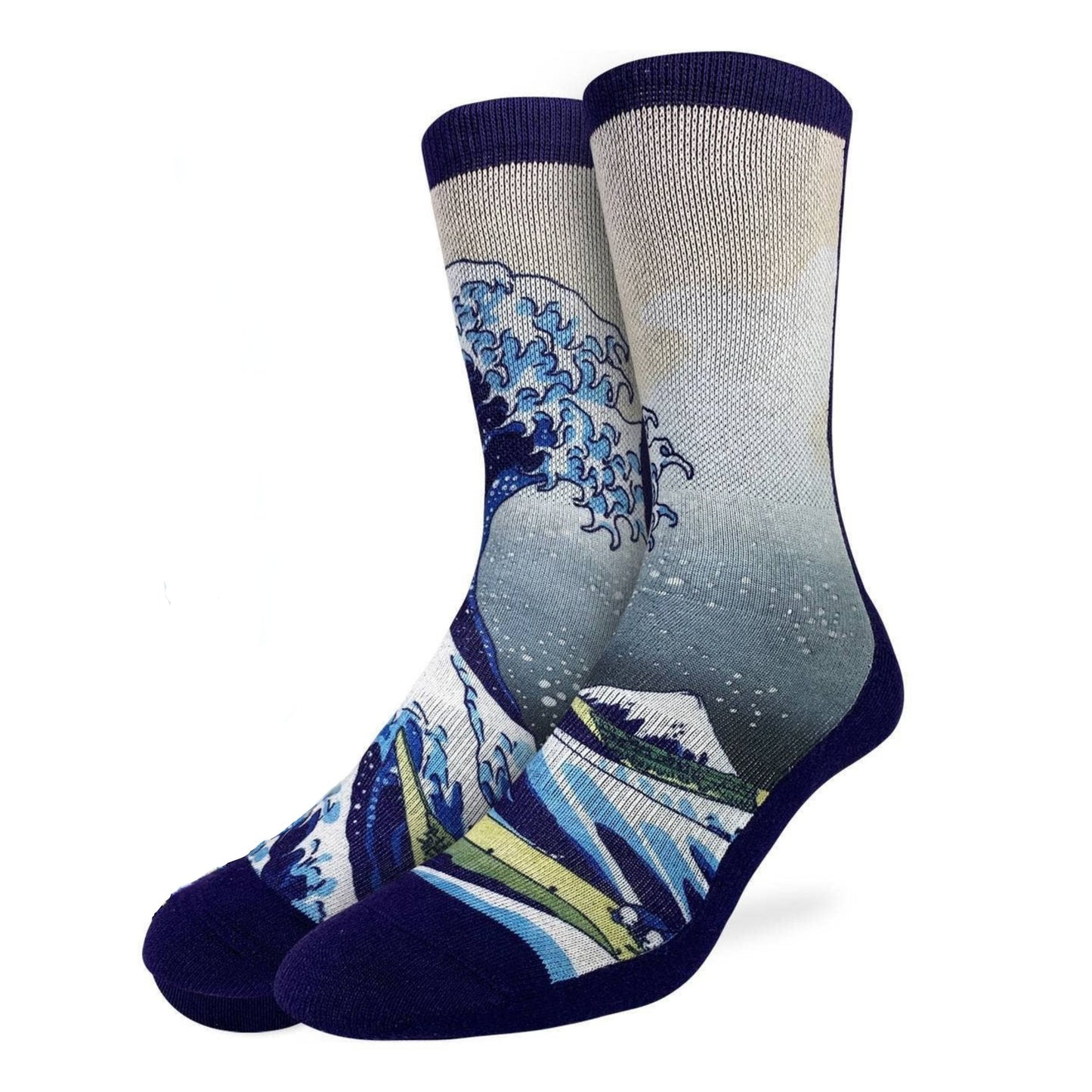 Great Wave off Kanagawa Art Men’s Socks | Ocean Lover Crew Socks