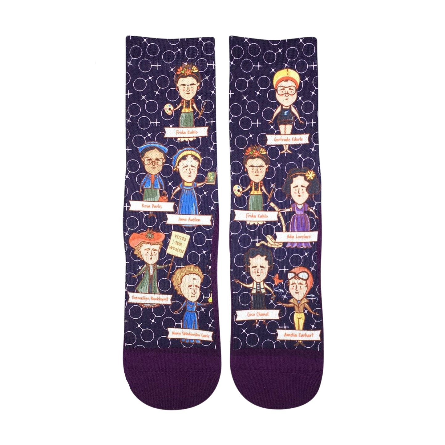 Great Women in History Women’s Crew Socks | Inspiring Feminist Crew Socks