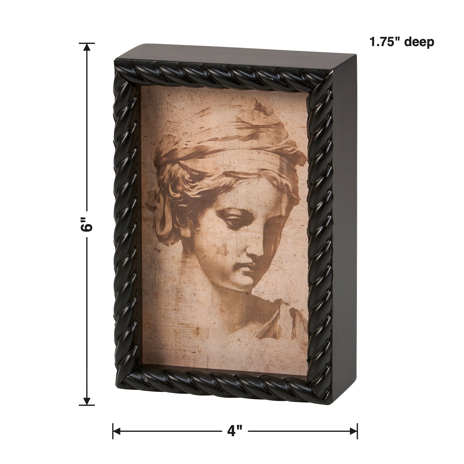 Greek Sketch Inset Box Sign size chart