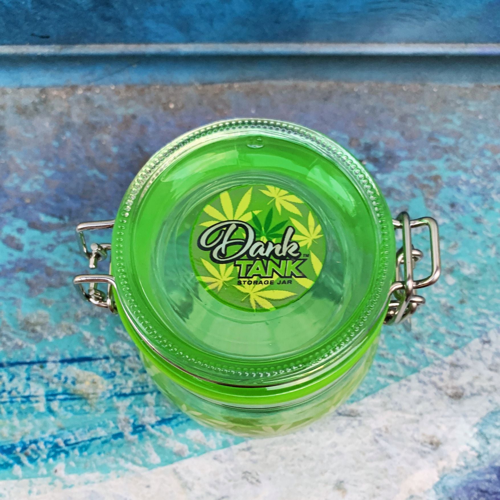 Green Leaf Dank Tank | Airtight Glass Storage Jar