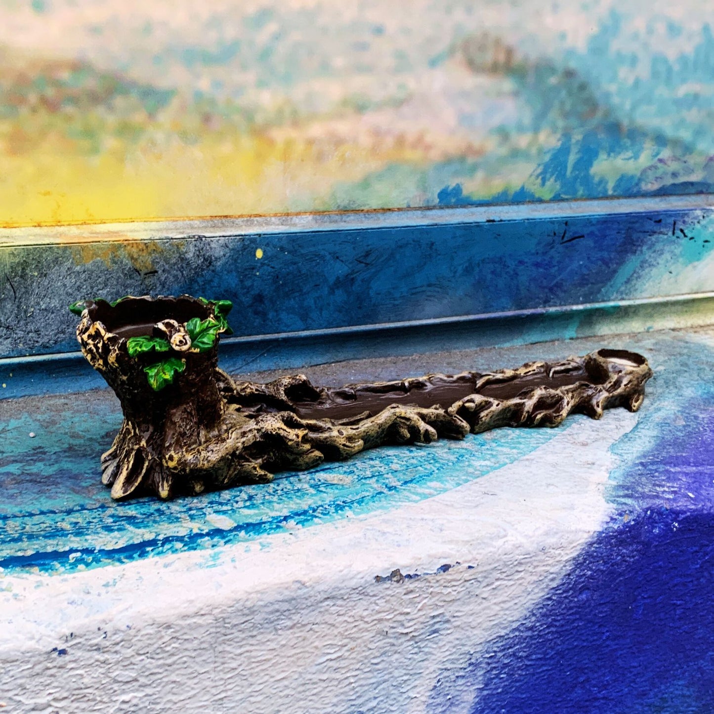 Green Man Incense Burner | Incense Stick Holder Decor