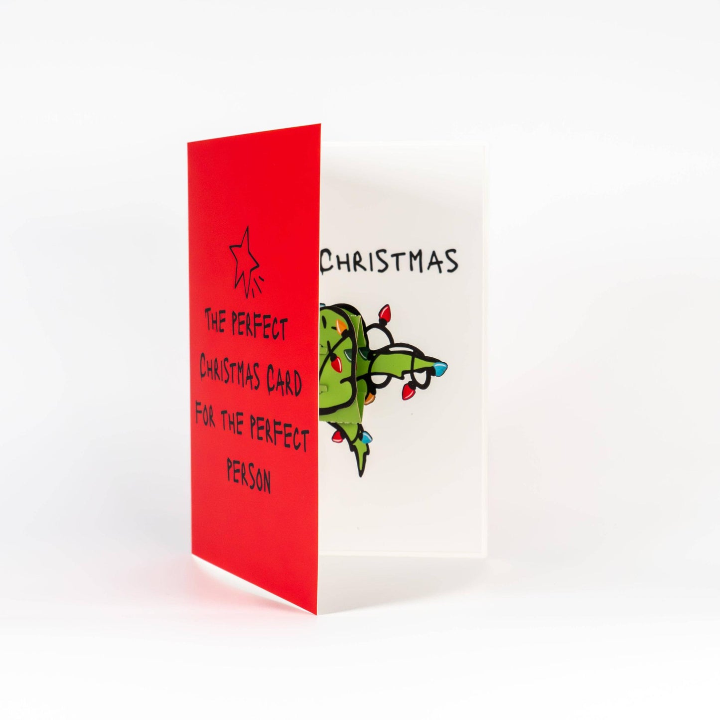 Grinch Middle Finger "The Perfect Christmas Card" Pop-Up Card