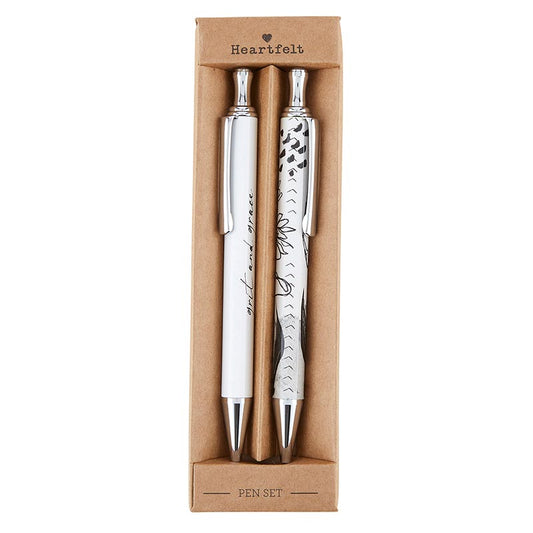 Grit & Grace Pen Set | Refillable Giftable Pen Set In A Box