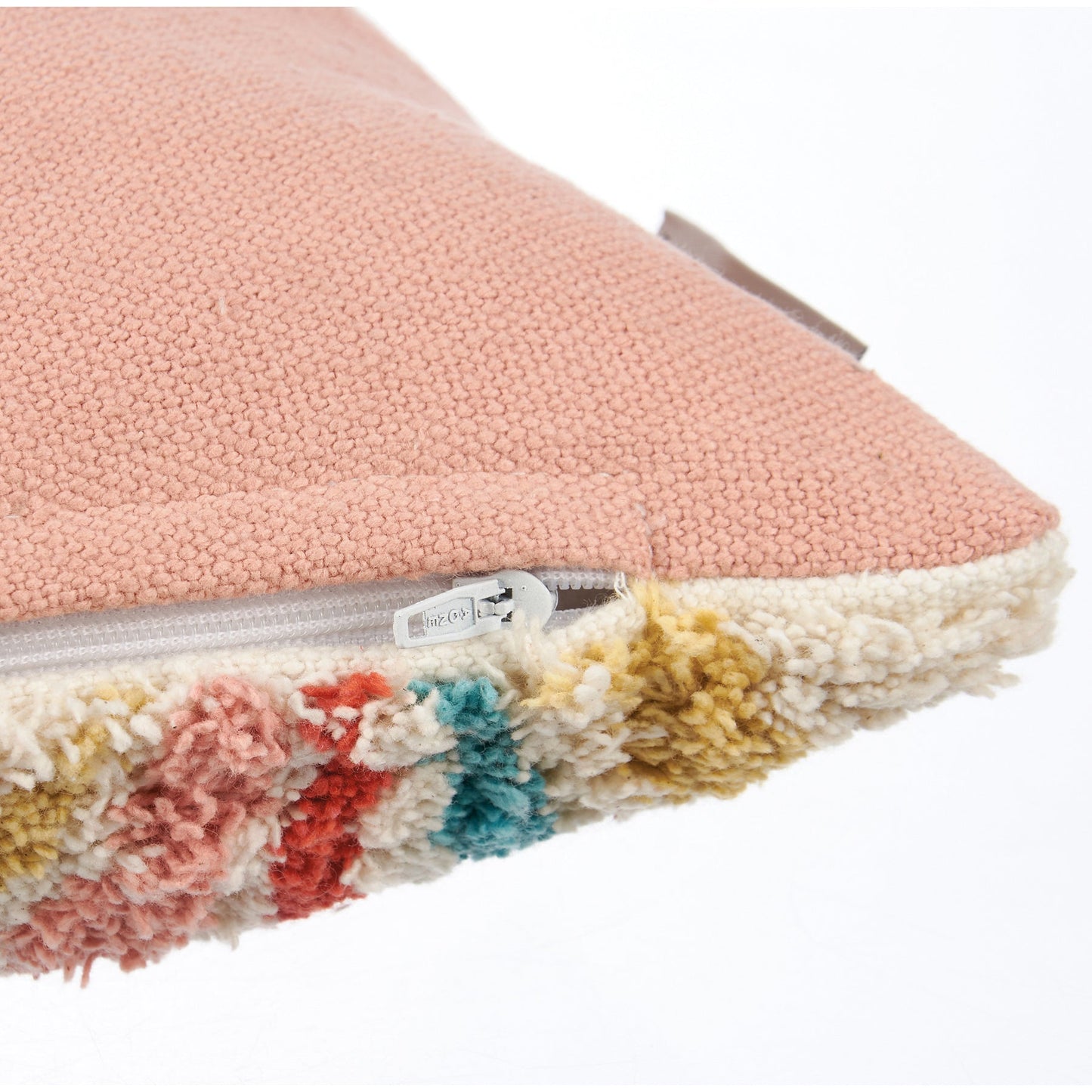 Spread Love Pillow | Throw Pillow In Retro Swirl Back Design | 10" x 10"