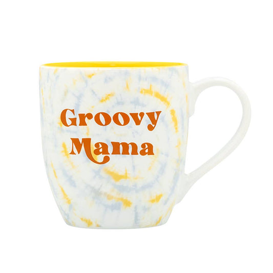 Groovy Mama Mug | Bohemian Blurred Coffee Tea Mug | 18oz