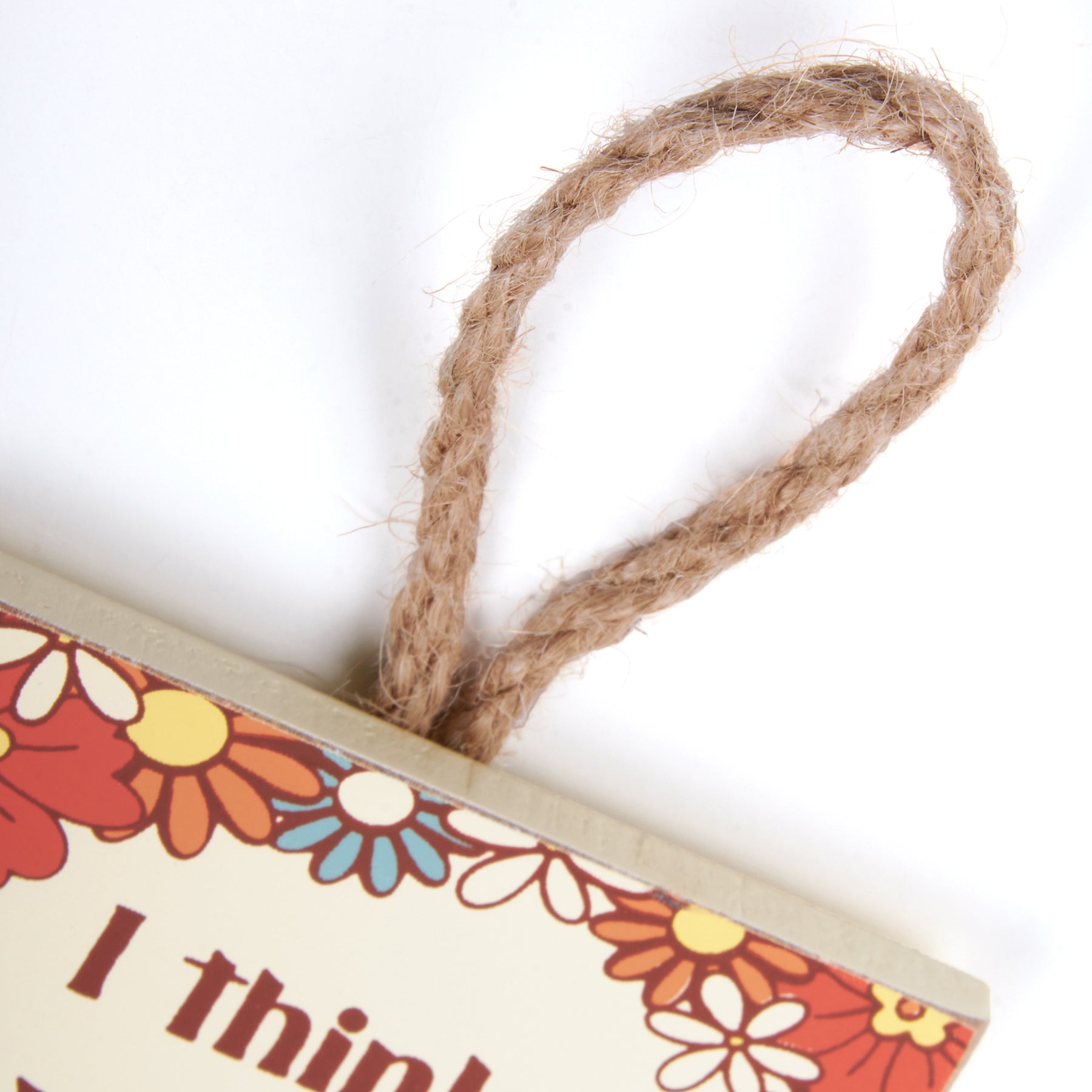 Groovy Self-Hanging Mini Ornament Art Prints | 3 Piece Wooden Display | Love Themed