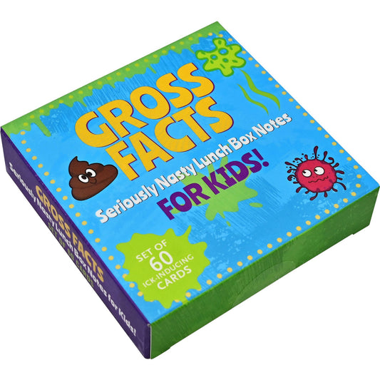 Gross Facts Lunch Box Notes for Kids! | 60 Ick-inducing Educational Cards
