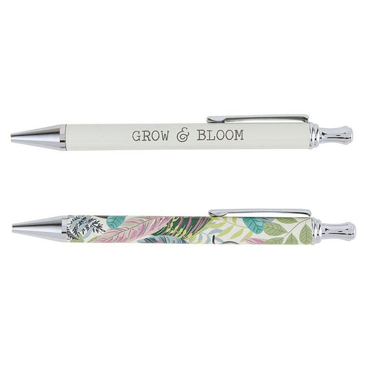 Grow & Bloom Pen Set of 2 | Giftable Pens in Box | Refillable