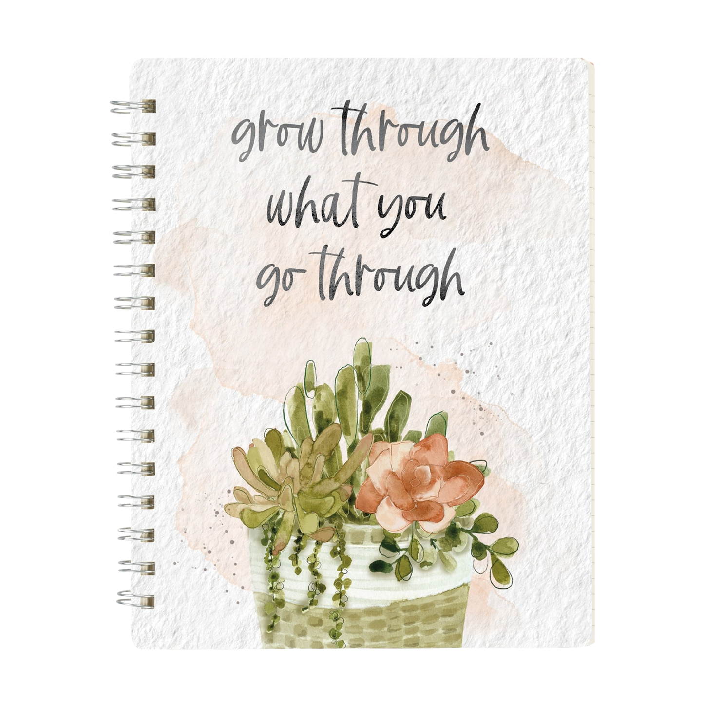 Grow Through What You Go Through Spiral Notebook | 5.75" x 7.50"