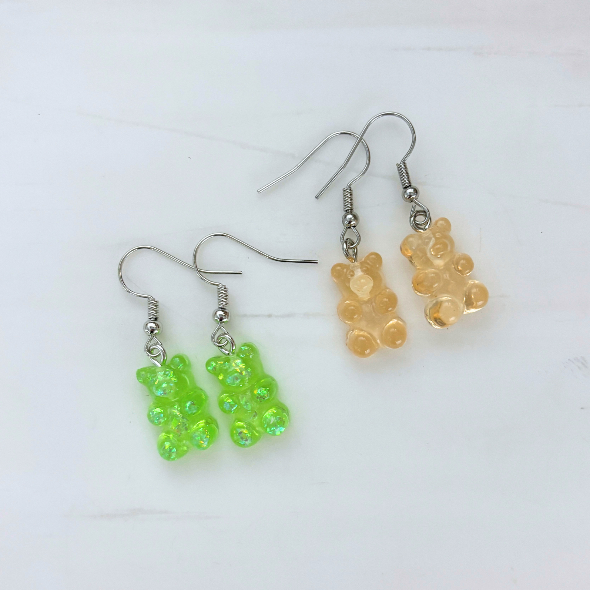 Gummy Bear Dangle Earrings | 5 Color Options