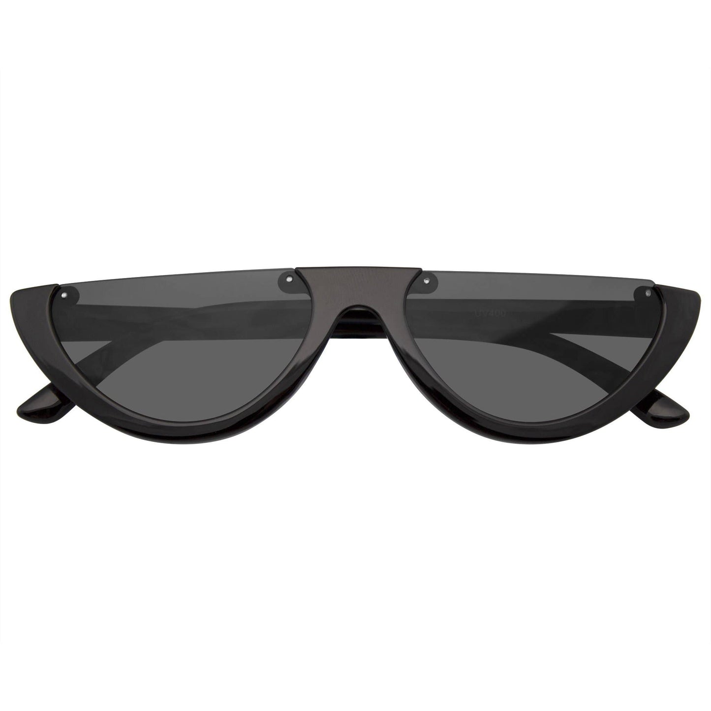Half Cat Eye Sunglasses | Vintage Half Mod Style Y2K "Clout Goggles" | UV400 Retro Women’s Shades
