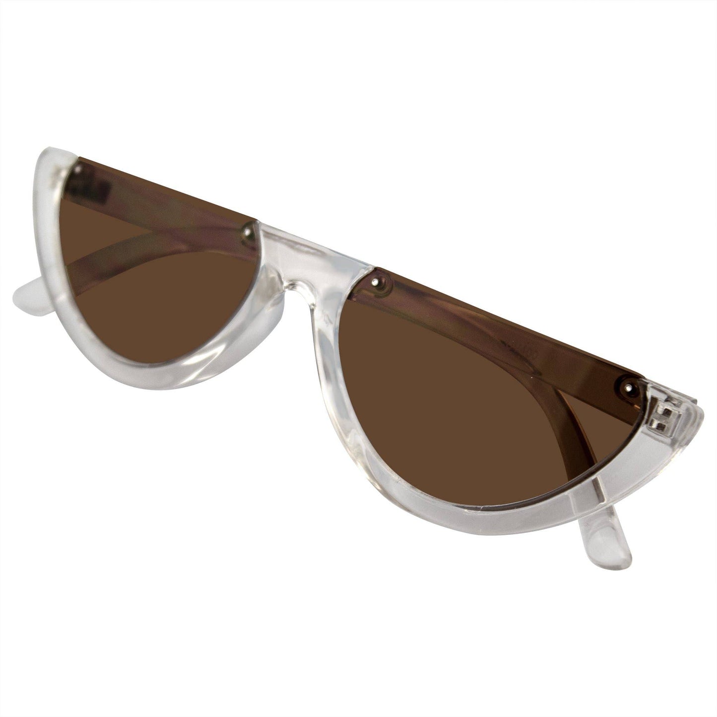 Half Cat Eye Sunglasses | Vintage Half Mod Style Y2K "Clout Goggles" | UV400 Retro Women’s Shades