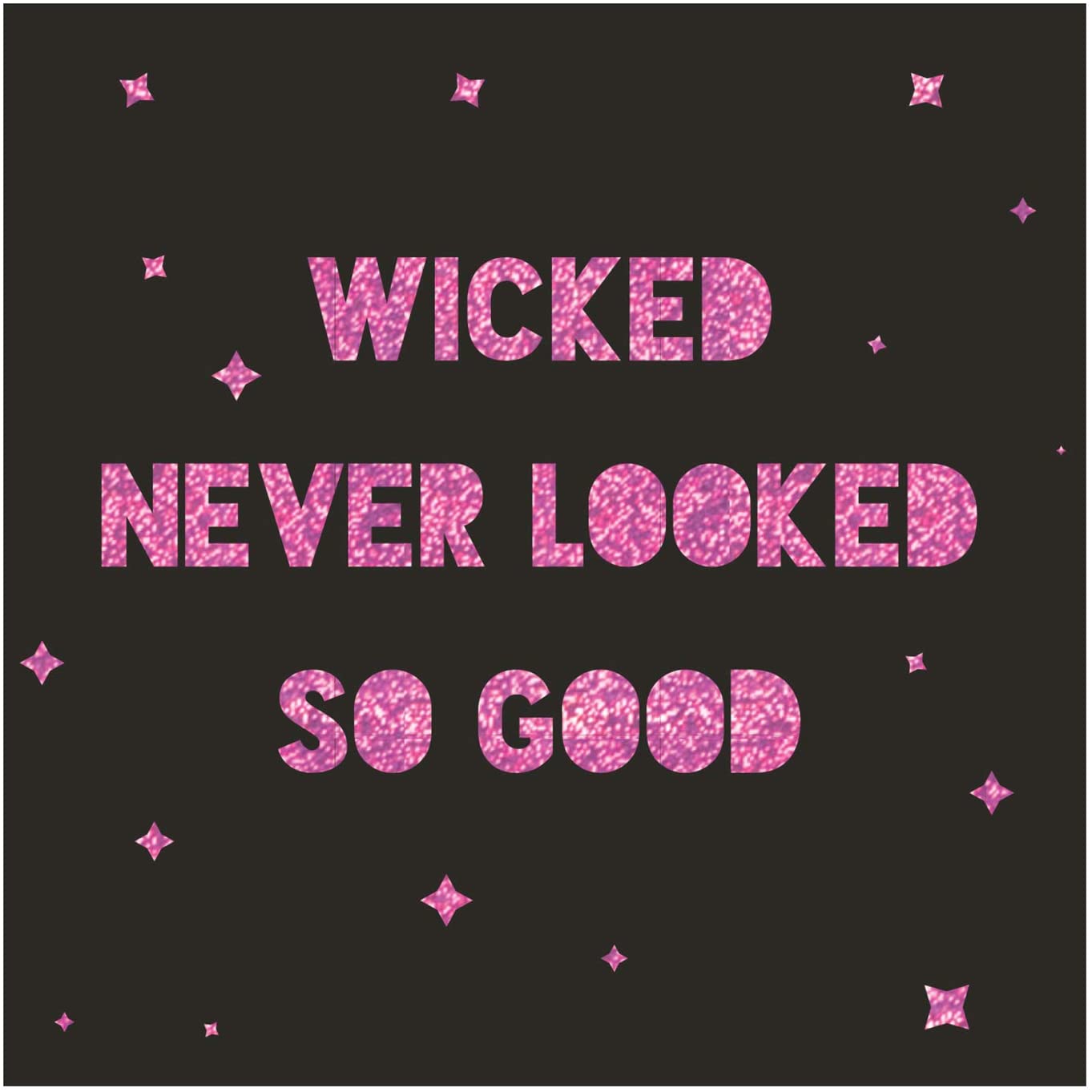Halloween Wicked Never Looked So Good Foil Party/Beverage/Cocktail Napkins | 5" Square