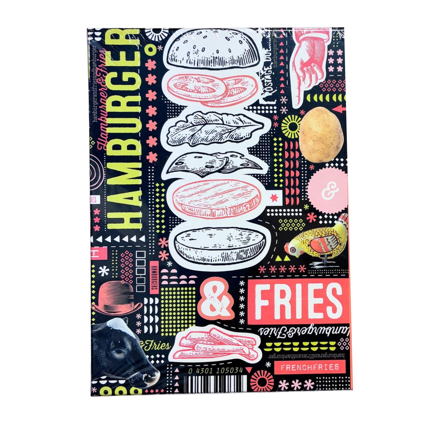 Hamburger & Fries Puzzle | Fast Food-themed Jigsaw Puzzle | 500 Pieces