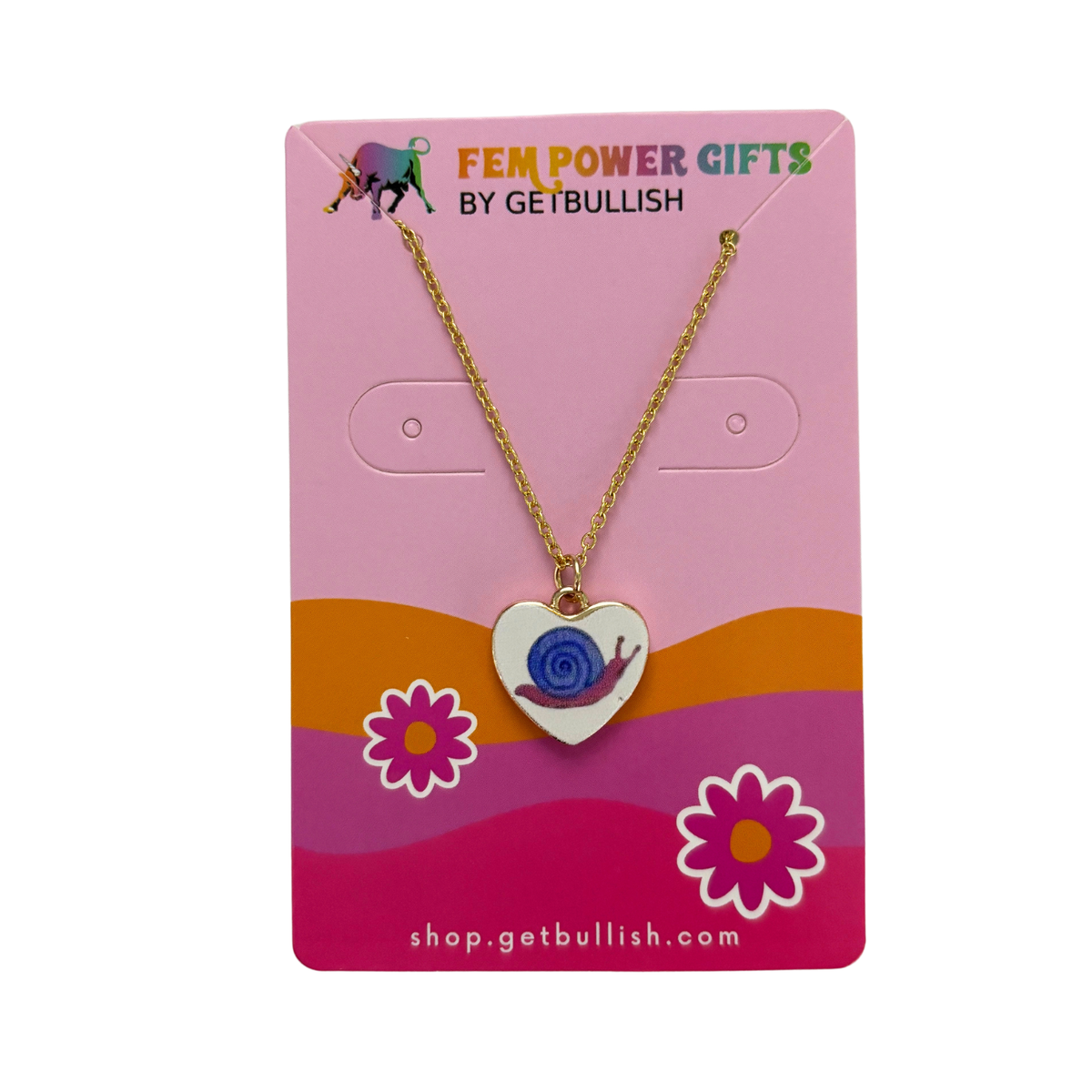 Hand Painted Charm Necklace | Paper & Quartz-Paper & Quartz-The Bullish Store
