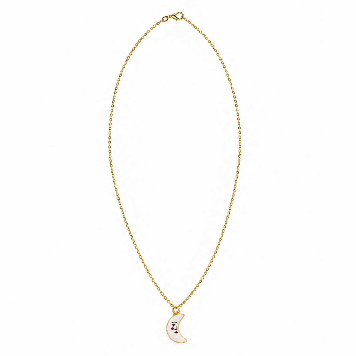 Hand Painted Charm Necklace | Paper & Quartz-Paper & Quartz-The Bullish Store