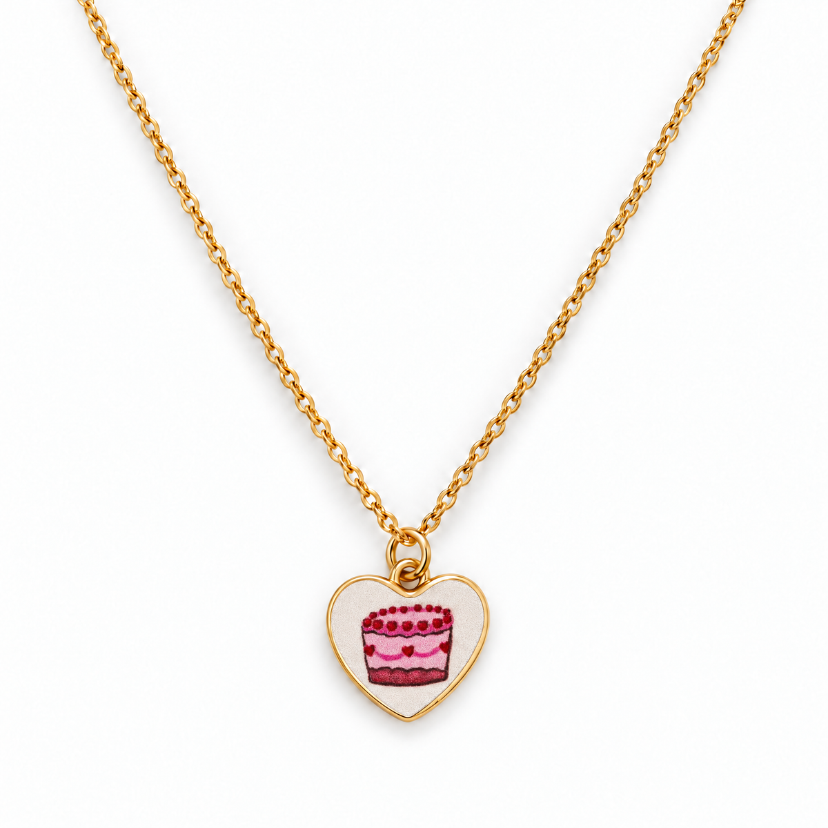 Hand Painted Charm Necklace | Paper & Quartz-Paper & Quartz-The Bullish Store