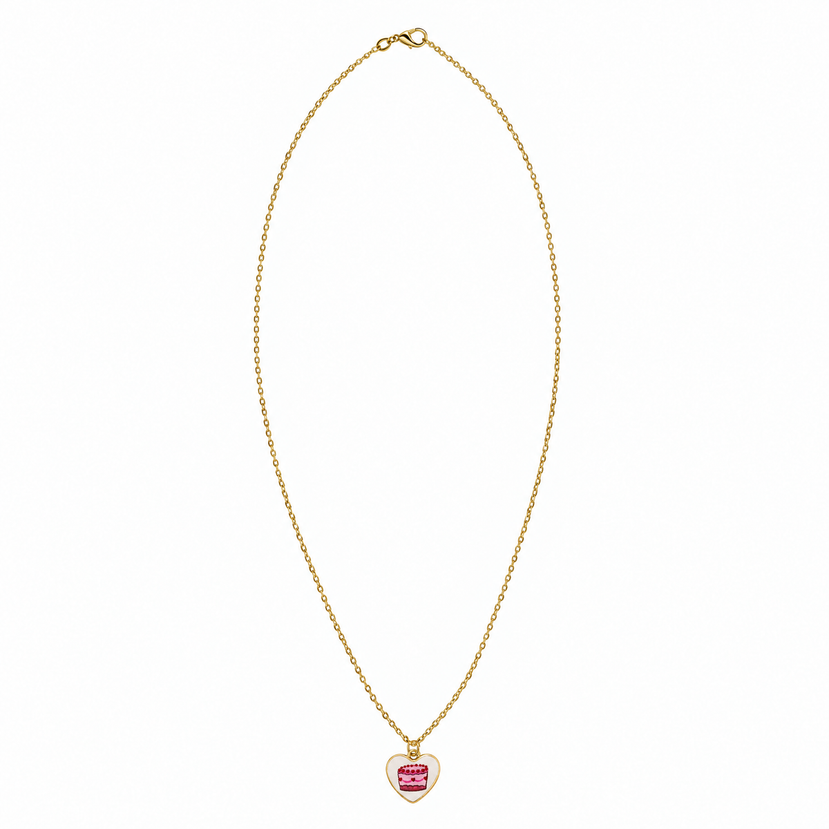 Hand Painted Charm Necklace | Paper & Quartz-Paper & Quartz-The Bullish Store