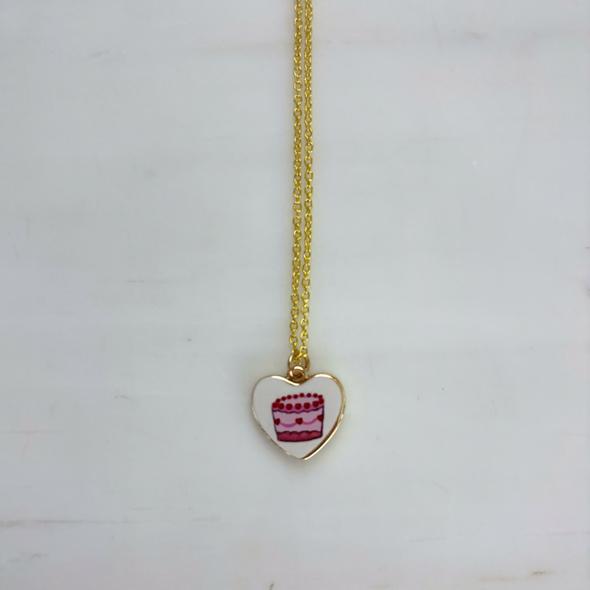 Hand Painted Charm Necklace | Paper & Quartz-Paper & Quartz-The Bullish Store