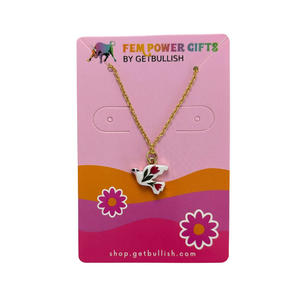 Hand Painted Charm Necklace | Paper & Quartz-Paper & Quartz-The Bullish Store