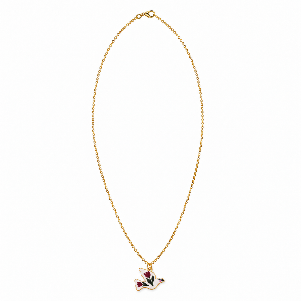 Hand Painted Charm Necklace | Paper & Quartz-Paper & Quartz-The Bullish Store