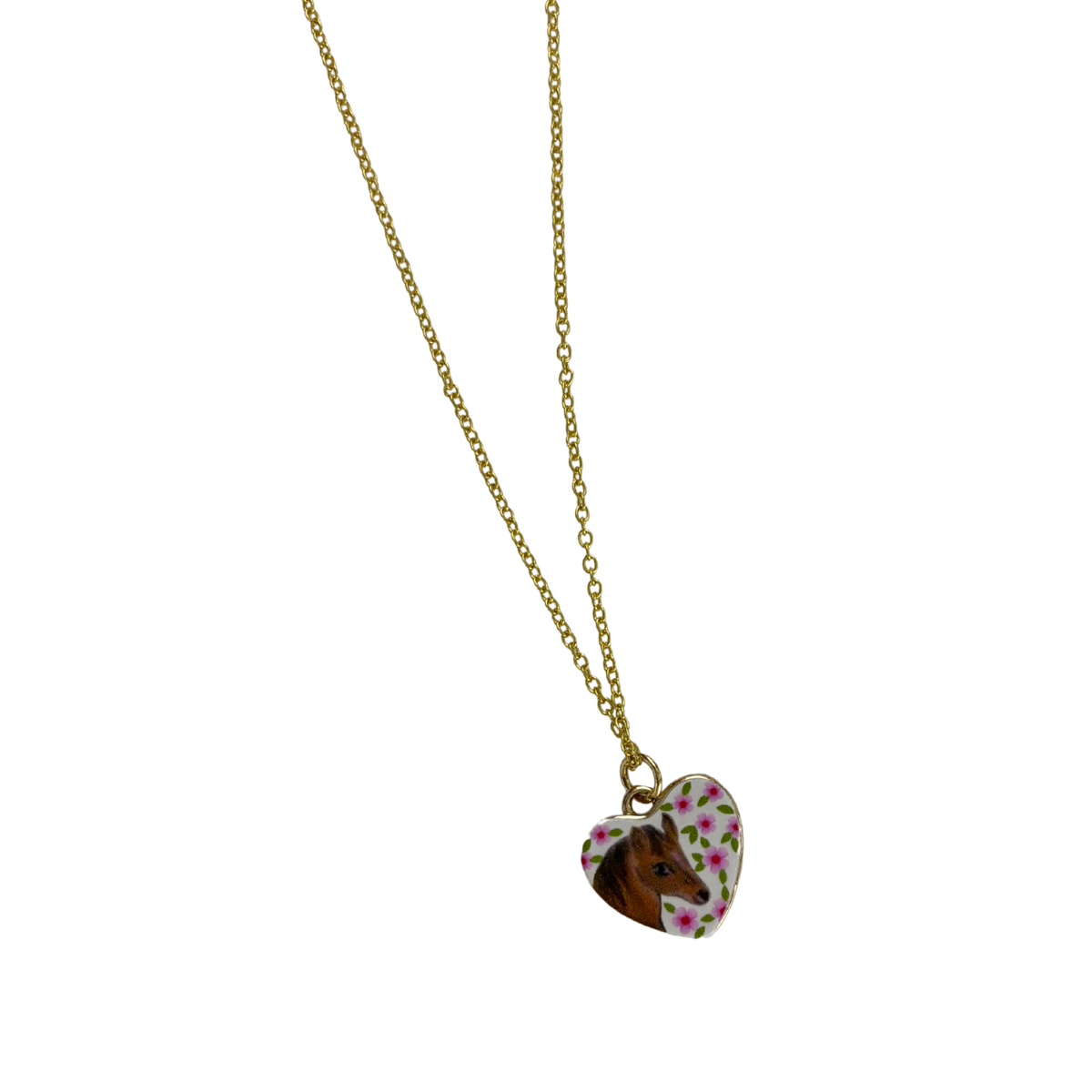 Hand Painted Charm Necklace | Paper & Quartz-Paper & Quartz-The Bullish Store