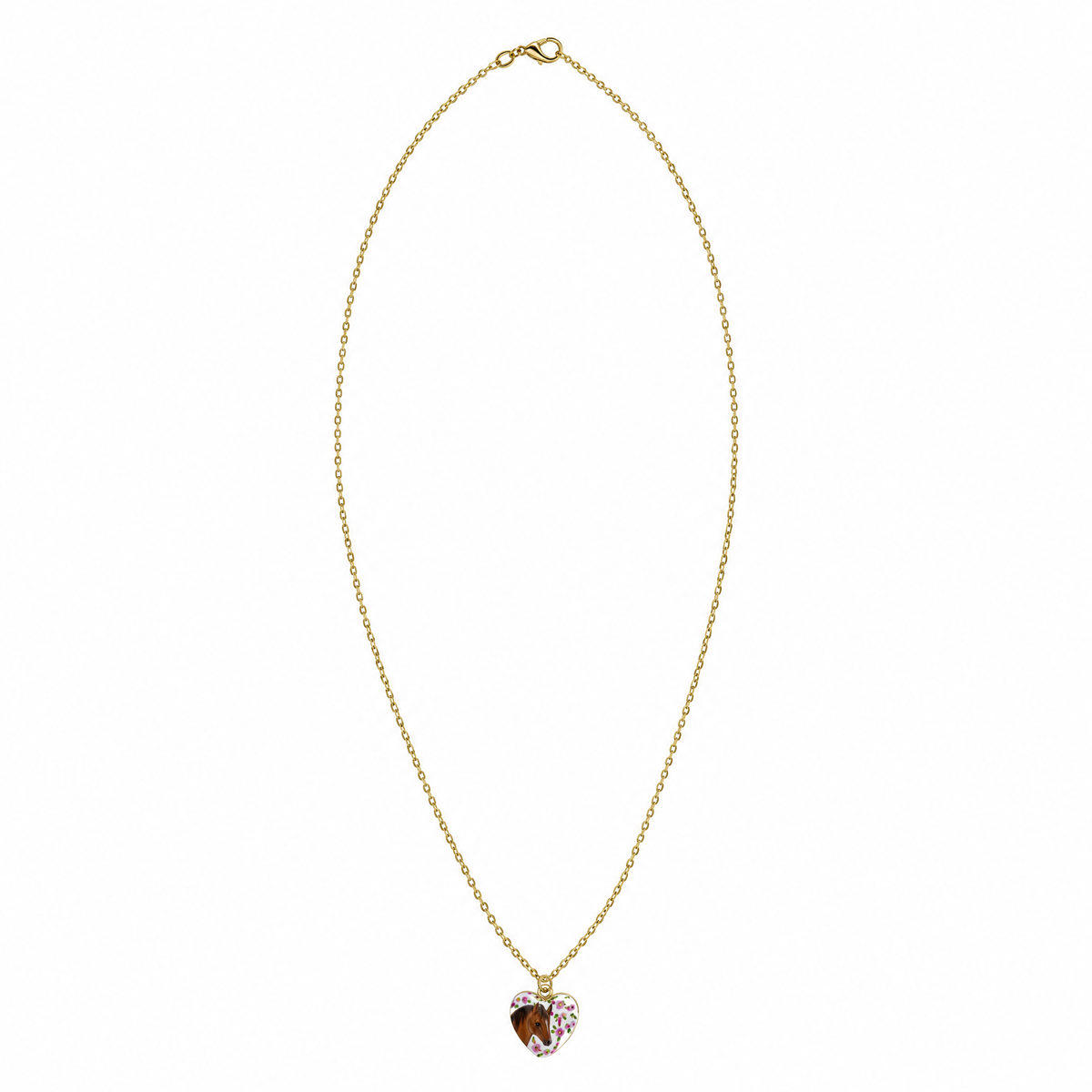 Hand Painted Charm Necklace | Paper & Quartz-Paper & Quartz-The Bullish Store