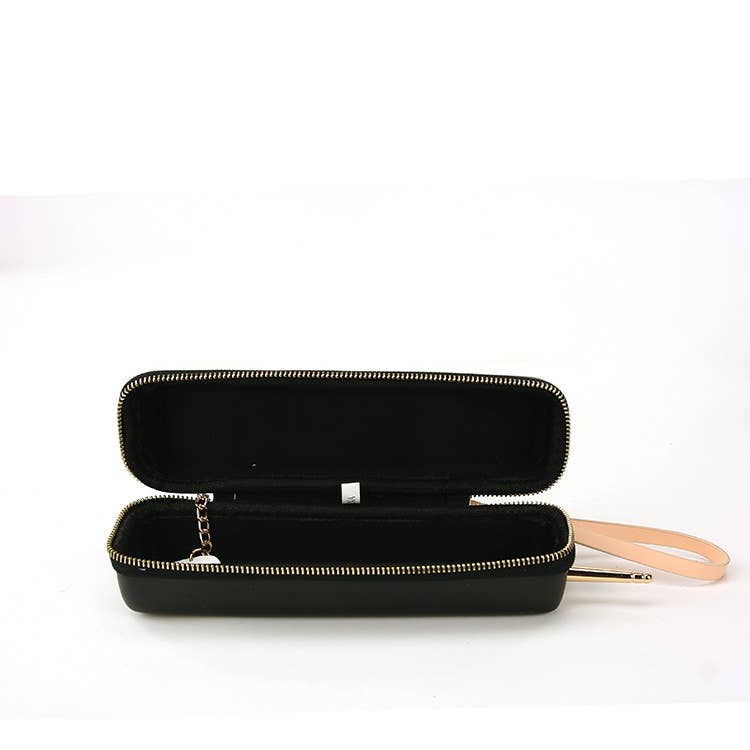 Handheld Vintage Phone Wristlet | Retro Style Zippered Clutch Wrist Bag