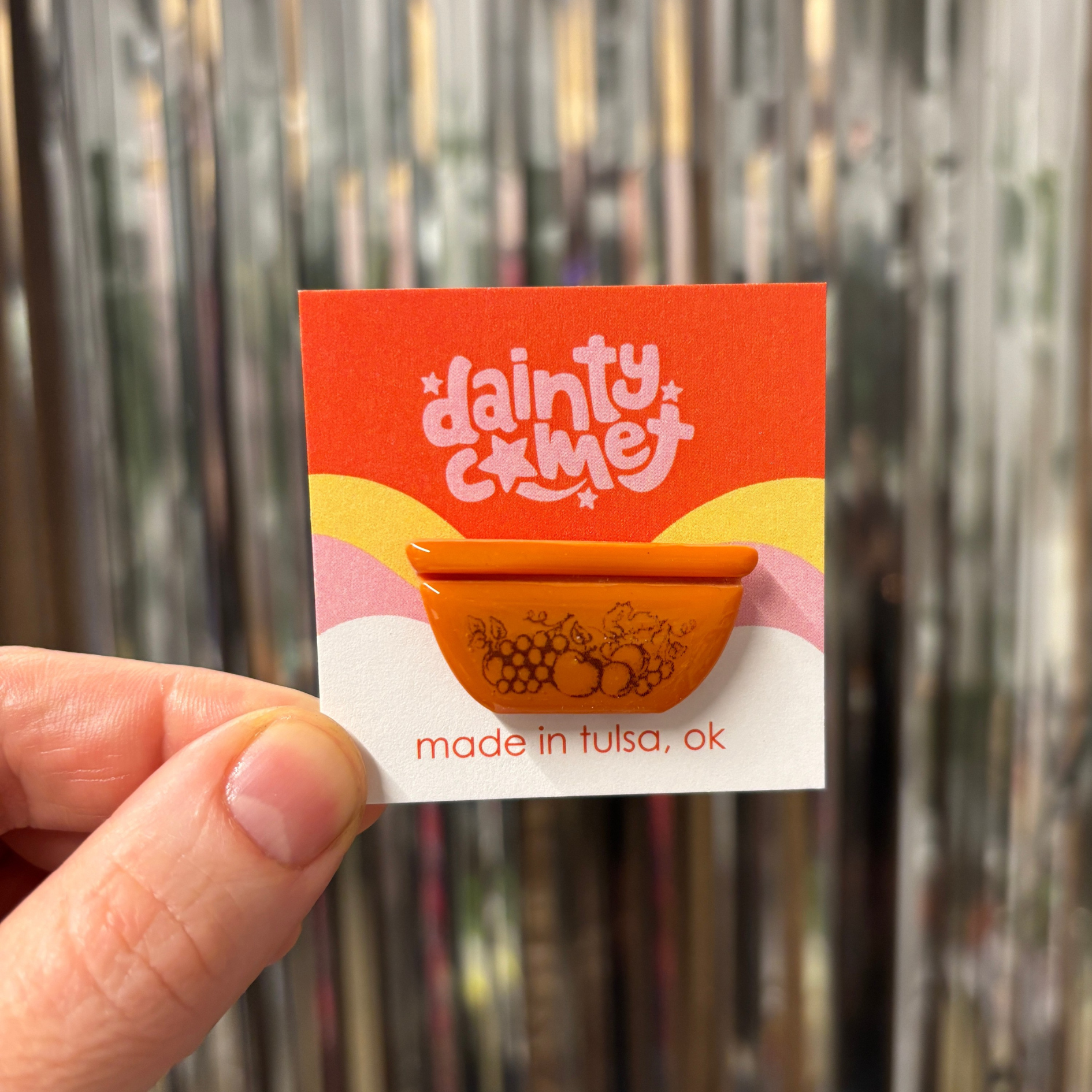 Handmade Pyrex Dish Tiny Magnets in Styles | Historic Prints on Polymer Clay