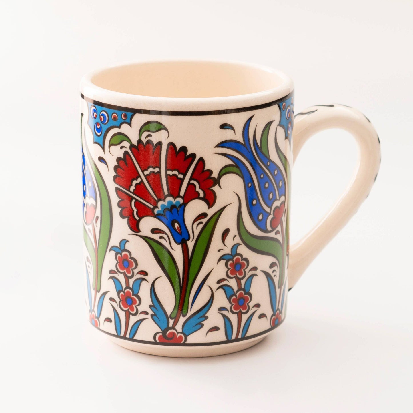 Handmade in Türkiye Ceramic Botanical Mugs - 9 Styles, Mix and Match