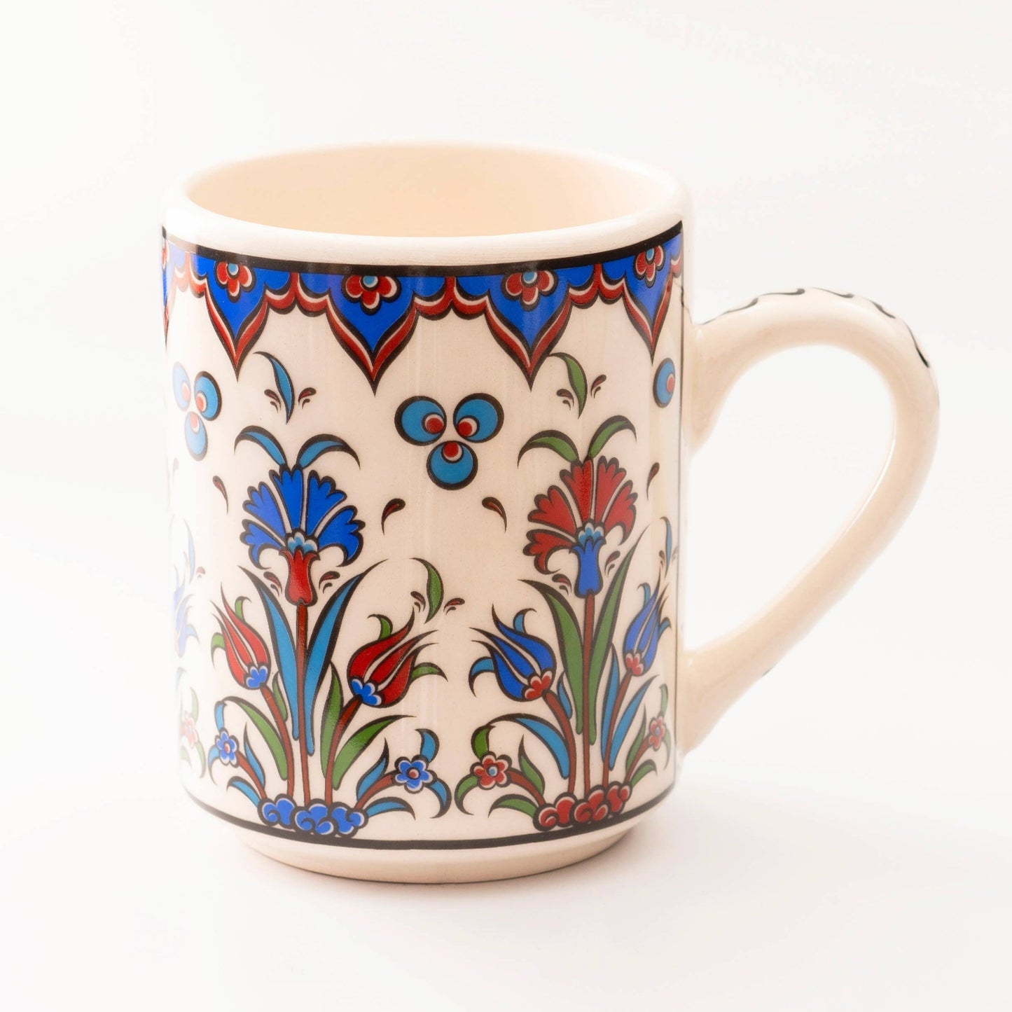 Handmade in Türkiye Ceramic Botanical Mugs - 9 Styles, Mix and Match