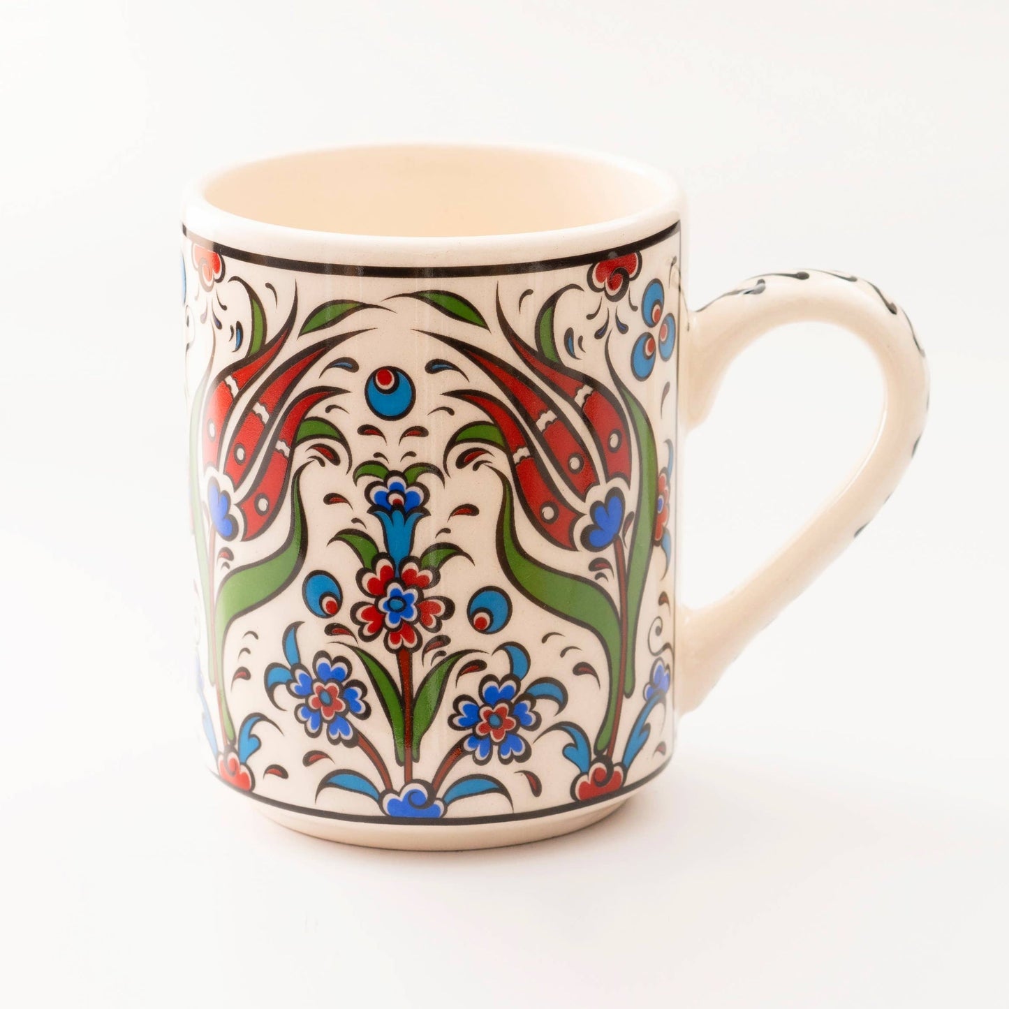 Handmade in Türkiye Ceramic Botanical Mugs - 9 Styles, Mix and Match