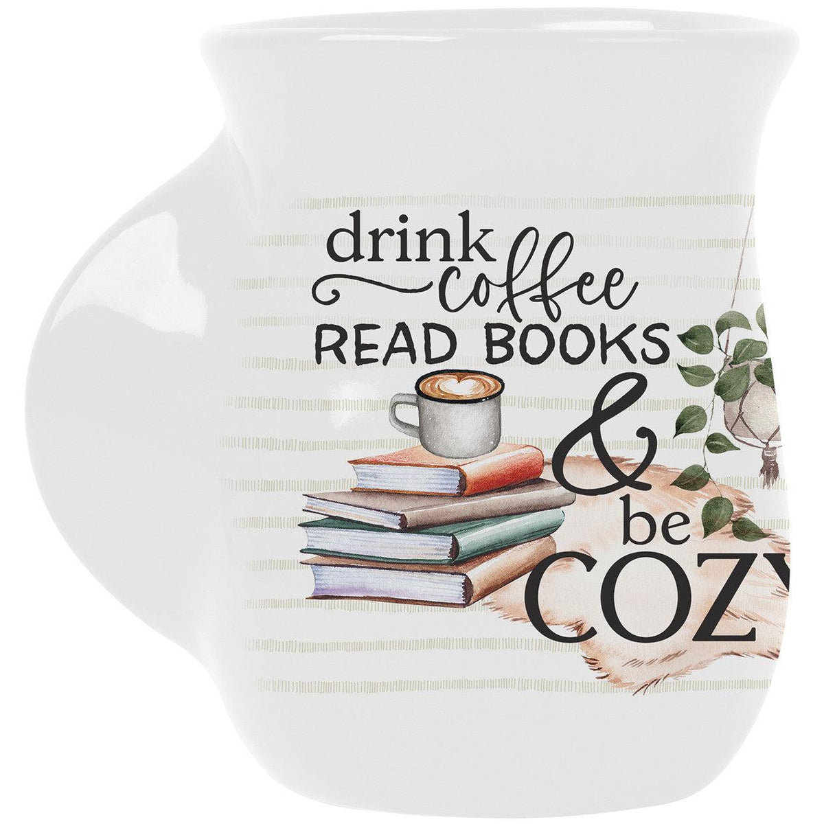 Handwarmer Mug - Drink Coffee Read Books