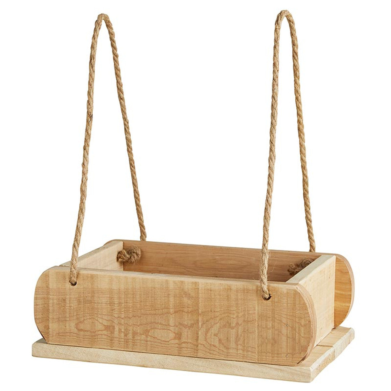 hanging log planter Hanging Wood Planter
