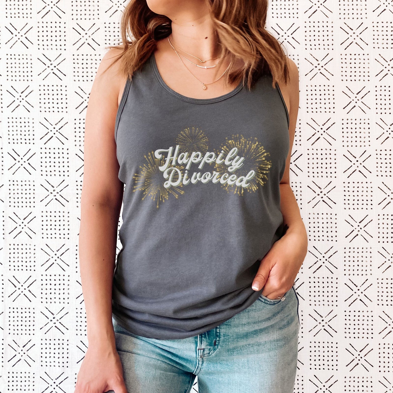 Happily Divorced Women's Ideal Racerback Tank