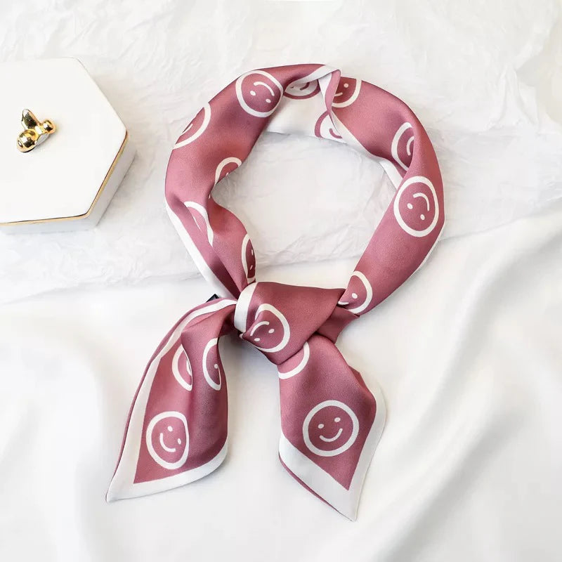 Happy All Around Slim Scarf