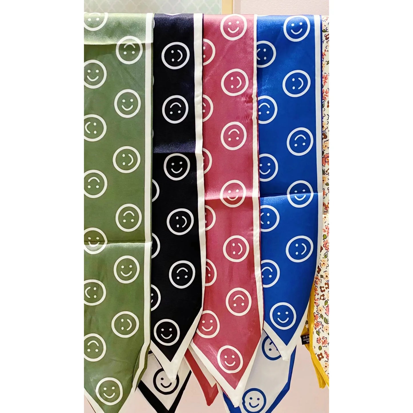 Happy All Around Slim Scarf