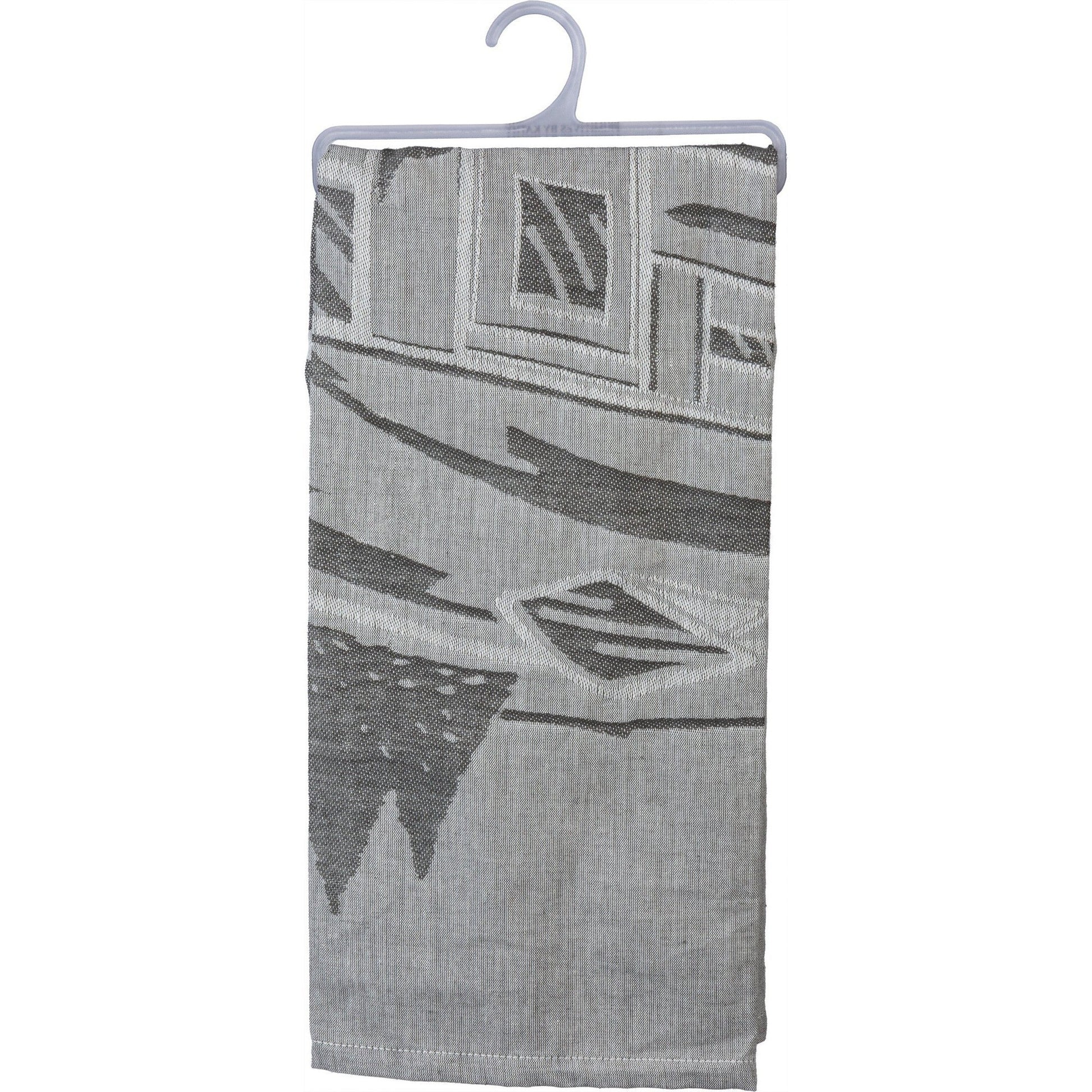 Happy Camper Woven Dish Cloth Towel | Novelty Tea Towels | Cute Kitchen Hand Towel | 20" x 28"