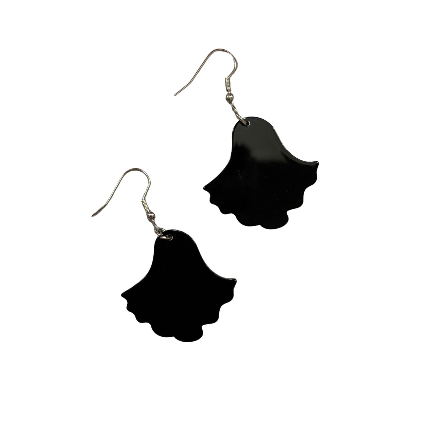 Happy Flora Ghost Earrings | Cute Spooky Whimsigoth Acrylic Jewelry Gift for Her