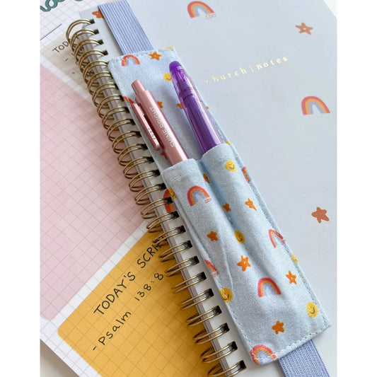 Happy Icons Pocket Pen Holder | Compact Pens and Pencils Organizer | 7" x 1.7"