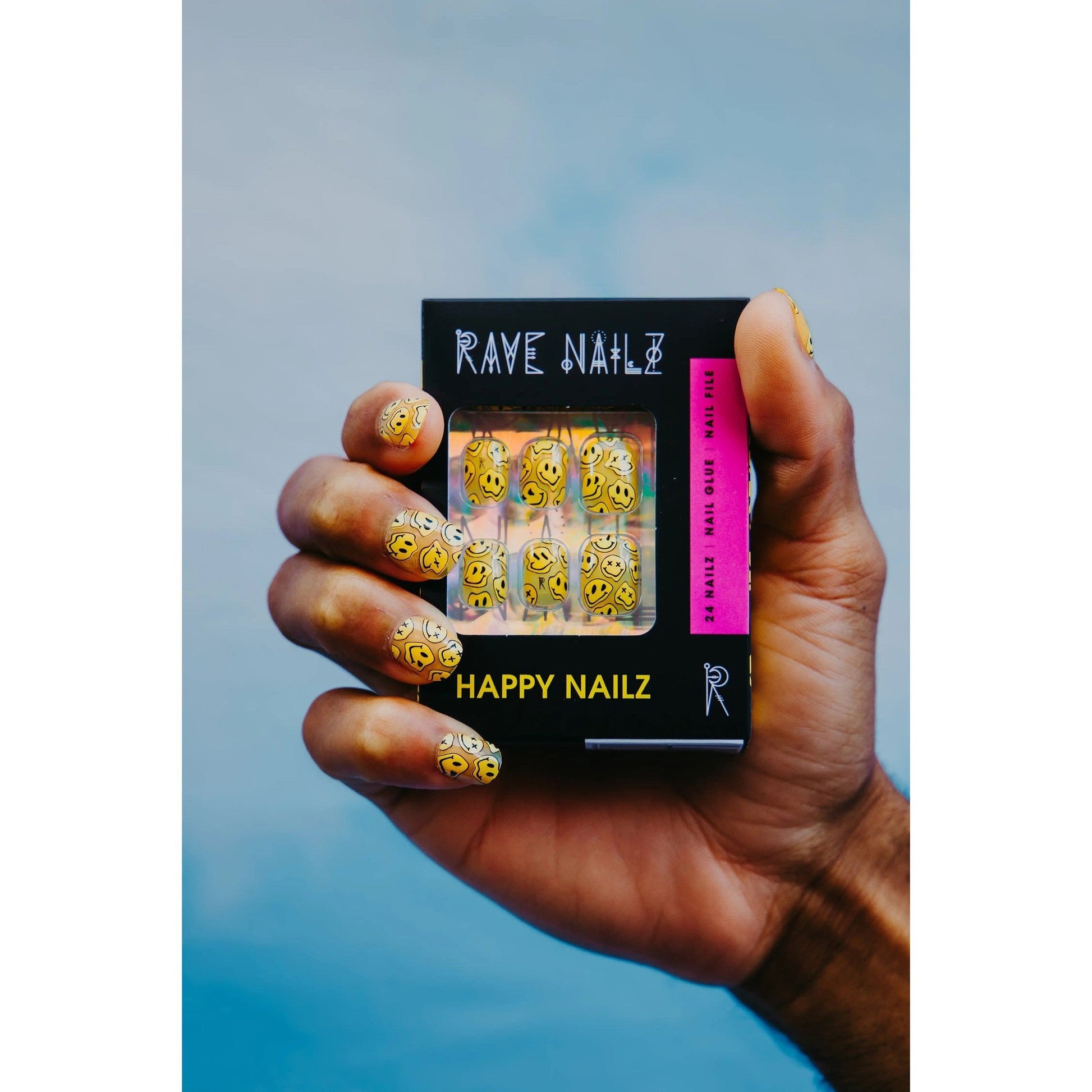 Happy Nailz | Press On Nail Kit Includes 24 Nails