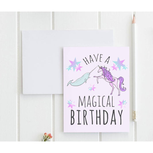 Have a Magical Birthday Unicorn Birthday Card-Moonlight Makers-The Bullish Store