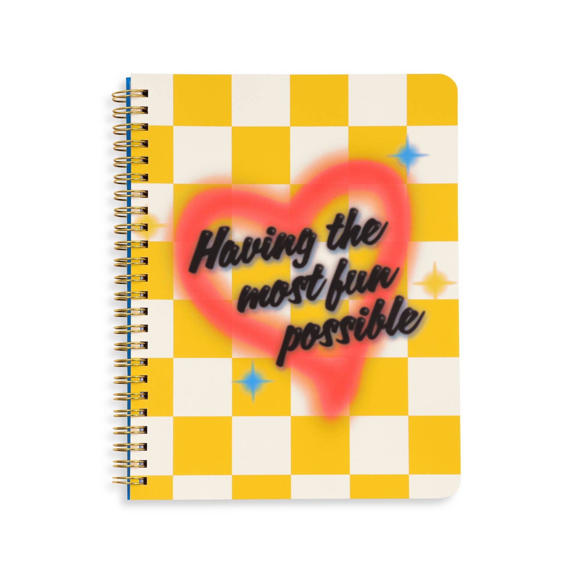 Having The Most Fun Possible Rough Draft Mini Notebook | Small Spiral Journal | 160 Lined Pages