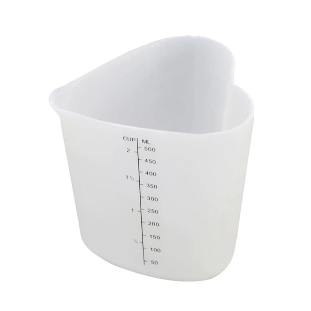 Heart Shaped Silicone Measuring Cup
