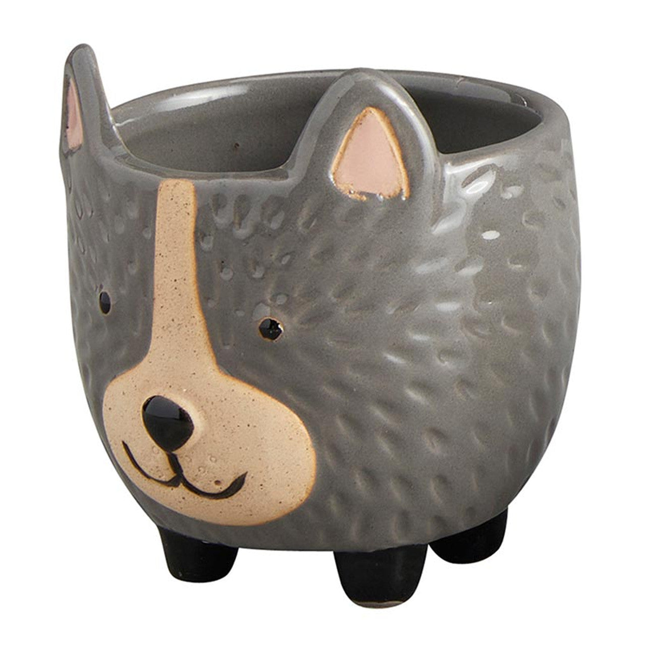 Hedgehog Pot | Decorative Ceramic Planter | 3.25" Tall