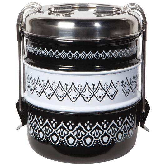 Heirloom Harmon 3 Tier Tiffin | Stainless Steel Stack Lunch Box Meal Container