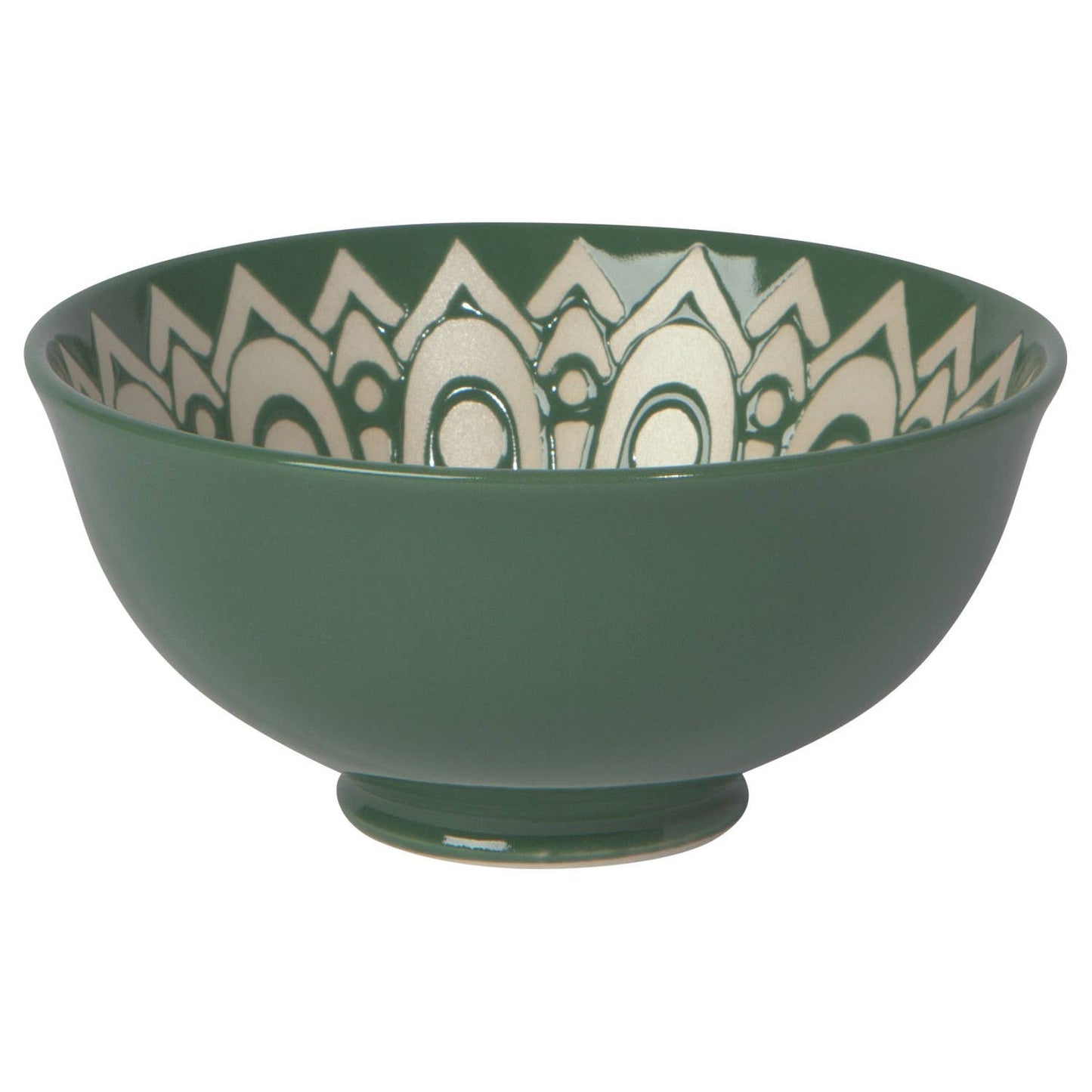 Heirloom Jade Kala Bowl Small | Porcelain Embossed Bowls | 4.75"